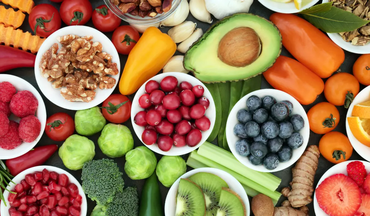 Des fruits et des légumes