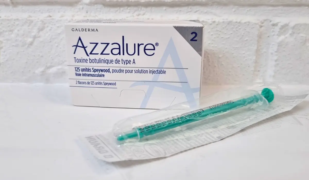 Boite et seringue de botox Azzalure