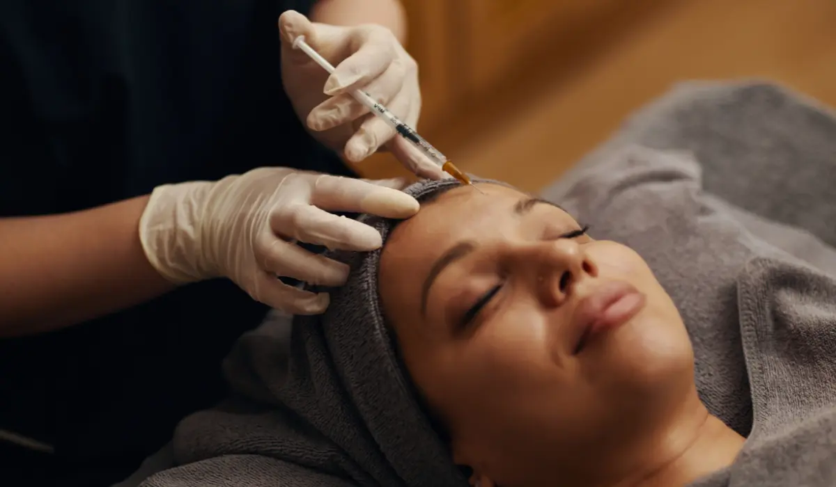 full face sur jeune femme