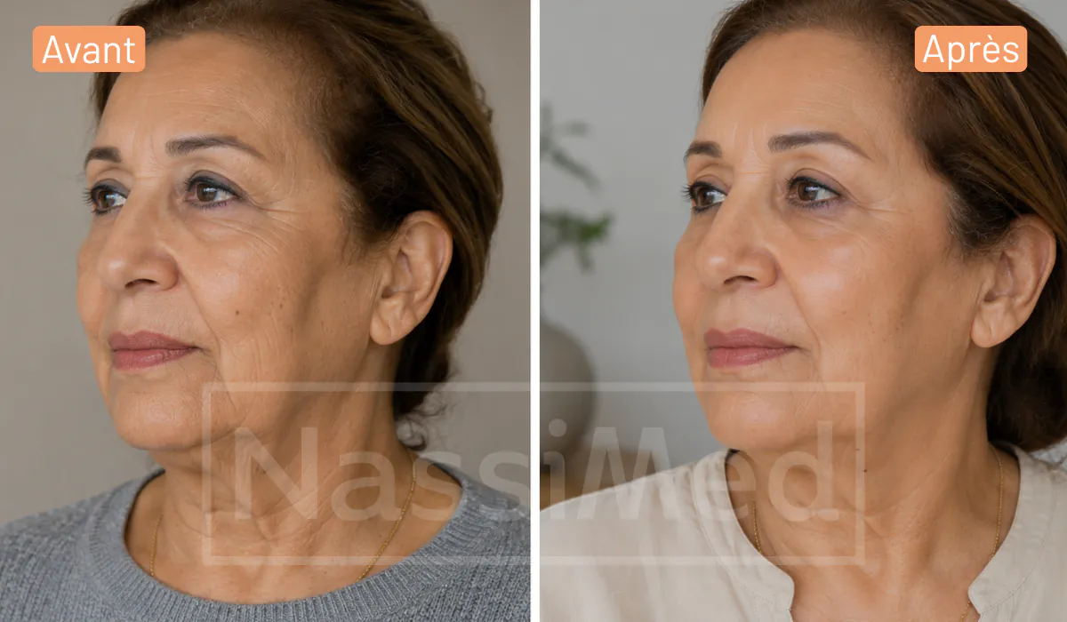 avant / après full face
