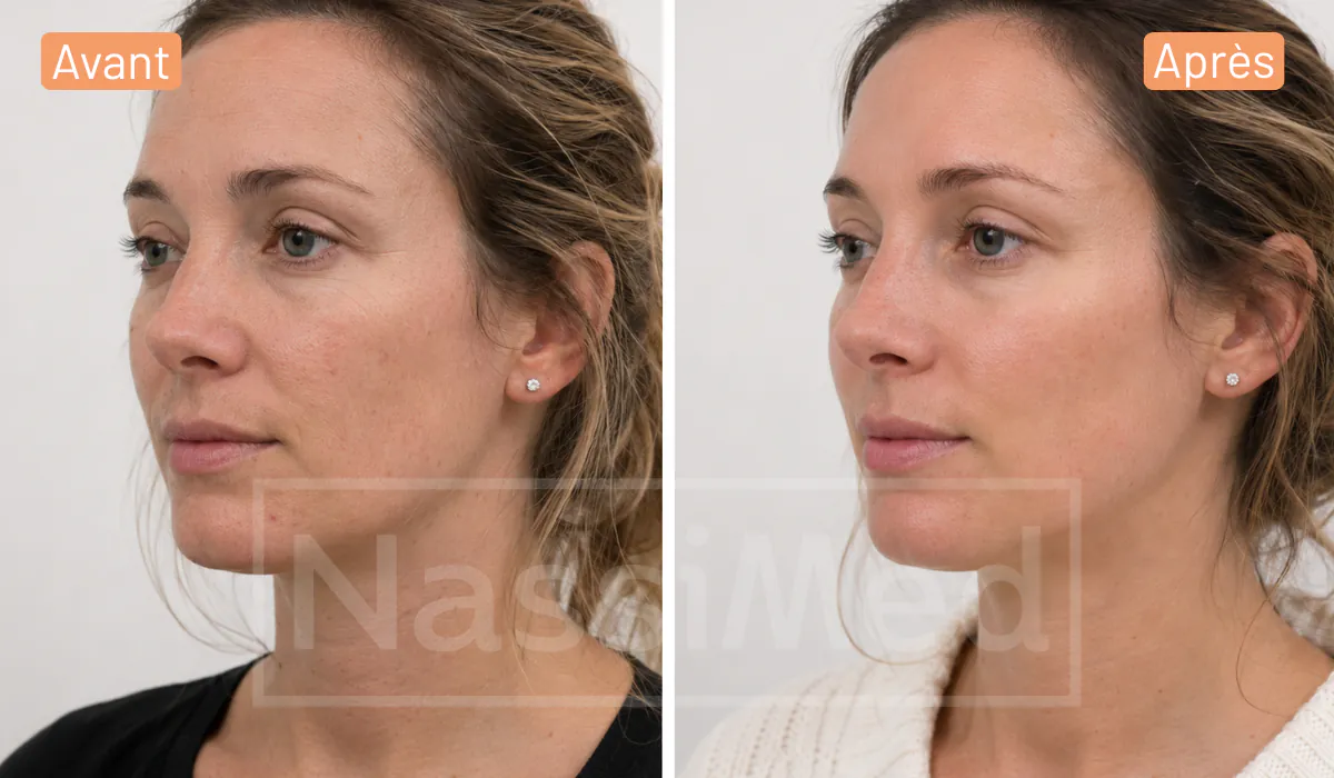 avant / après mesotherapie